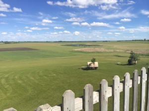 Prairie view from the observation deck of the homestead site, De Smet, SD. (Katherine Hart, 2014)